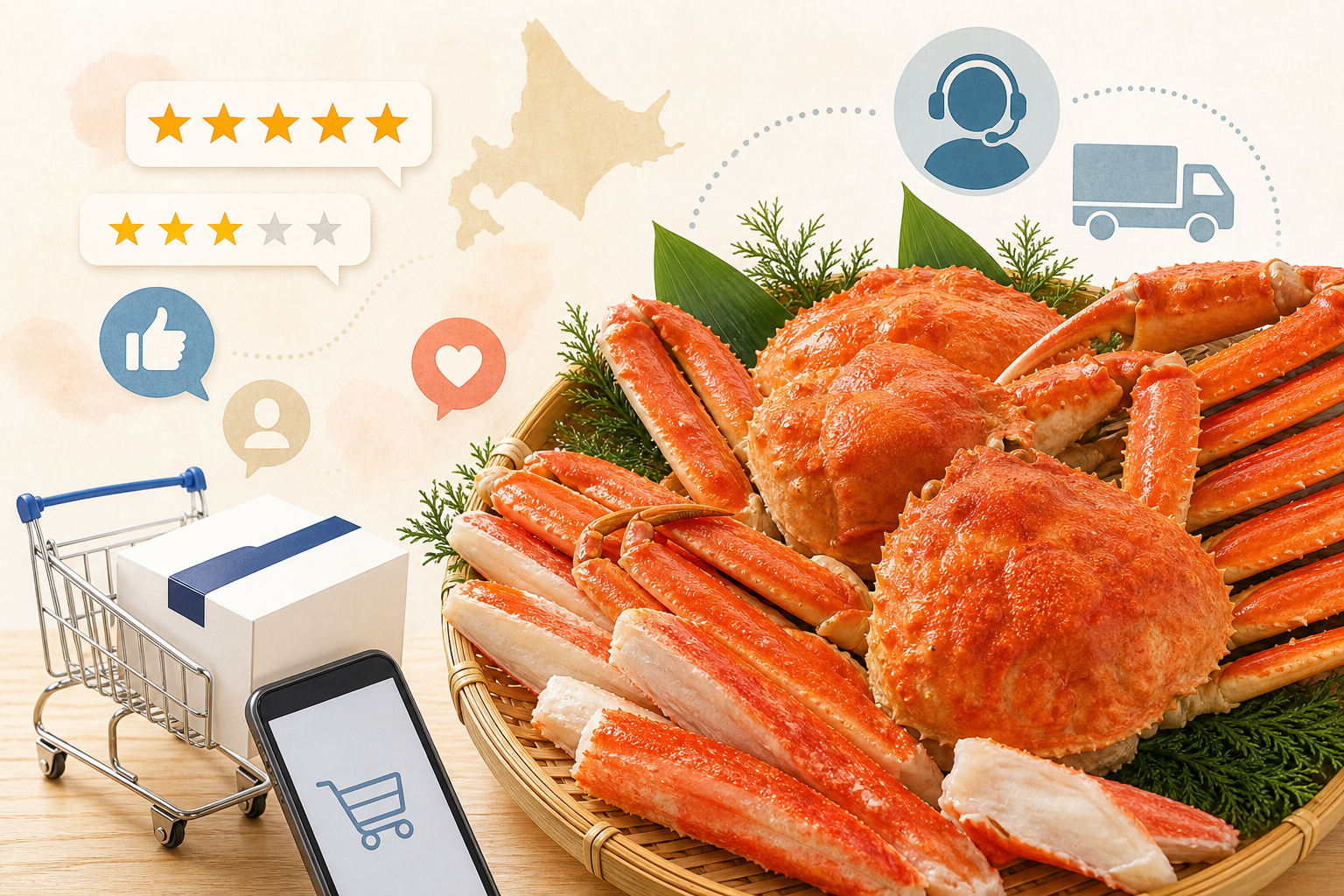 カニ通販.comの口コミ、評判は?安くておいしいお店はどこ?お問い合わせ